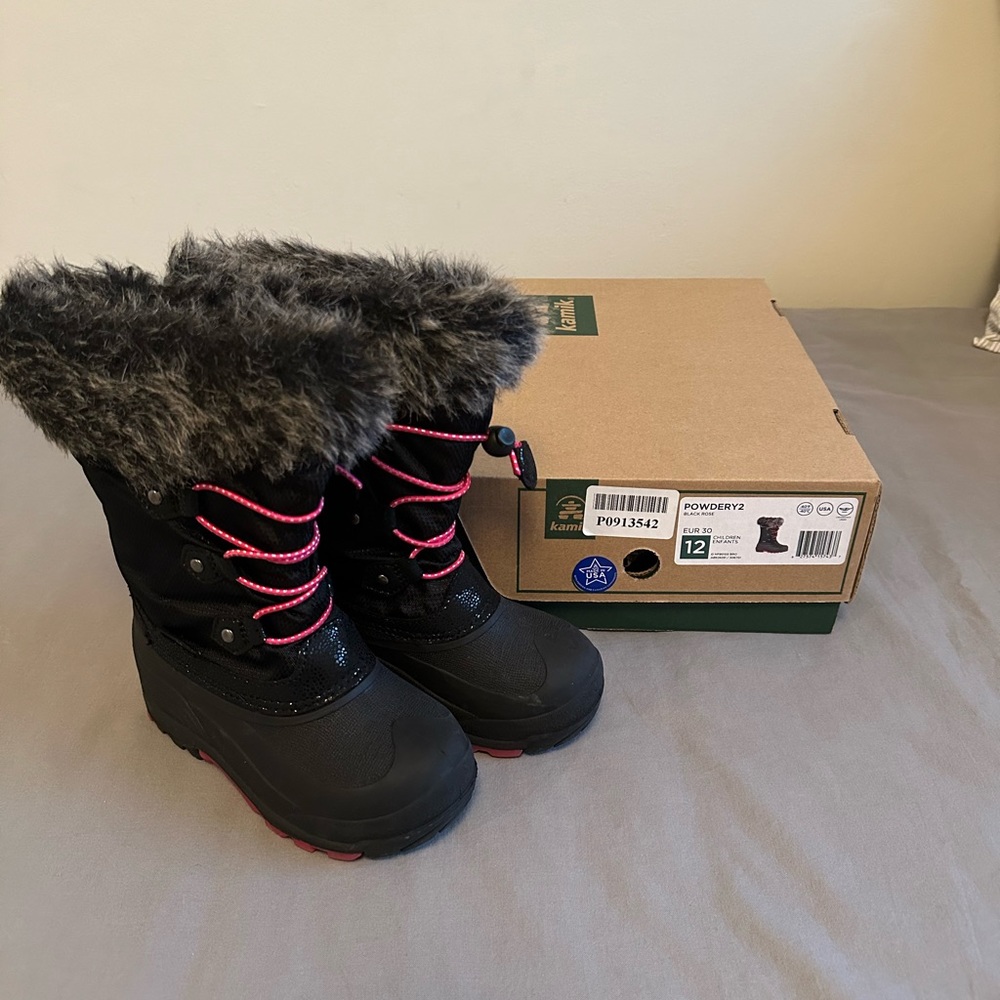 Kamik Kids Powdery2 snow boots 12